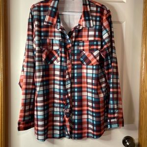 EUC plaid button up shirt